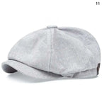 Retro Newsboy Octagonal Beret Cap for Classic Casual Style