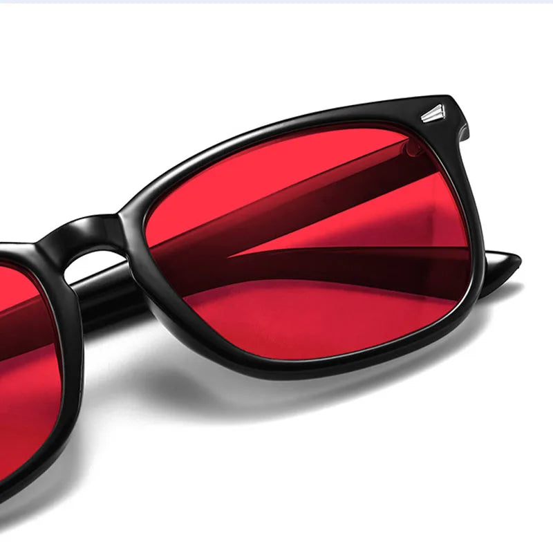 Unisex Red Lens Blue Light Blocking Glasses for Night Screen Use