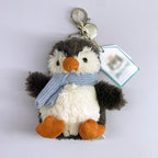 Cute Animal Plush Keychain Soft Bag Charm Collection