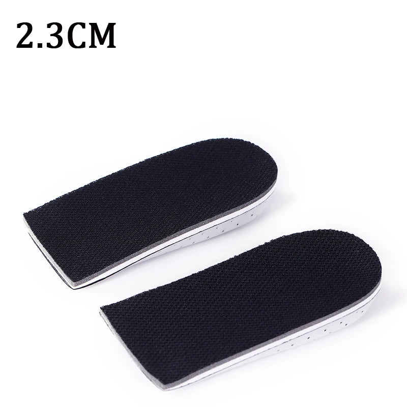 1Pair EVA Shock Absorbing Height Increase Insoles Casual Sports Shoes Insole for Feet Shoe Pads 2.3/3.3/4.3cm Growing Shoe Sole