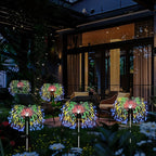 200LED Solar Power Pathway Lights Firework Decor Street Lawn Solar Lights for Outdoor Garden Yard