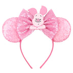 Sequin Mouse Ears Bow Headband for Women & Girls