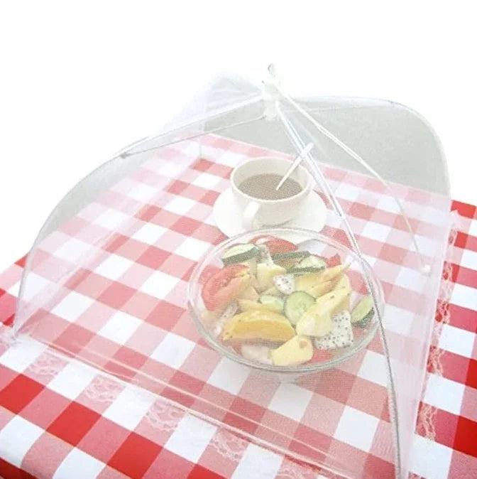 Foldable Pop-Up Food Mesh Cover – Reusable Fly & Insect Protection Food Tent