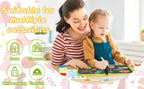 Erasable Reusable Doodle Book Drawing Pad with 12 Watercolor Pens