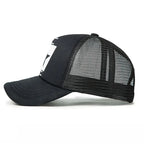 Fashion Mesh Snapback Baseball Cap for Casual Outdoor Comfort