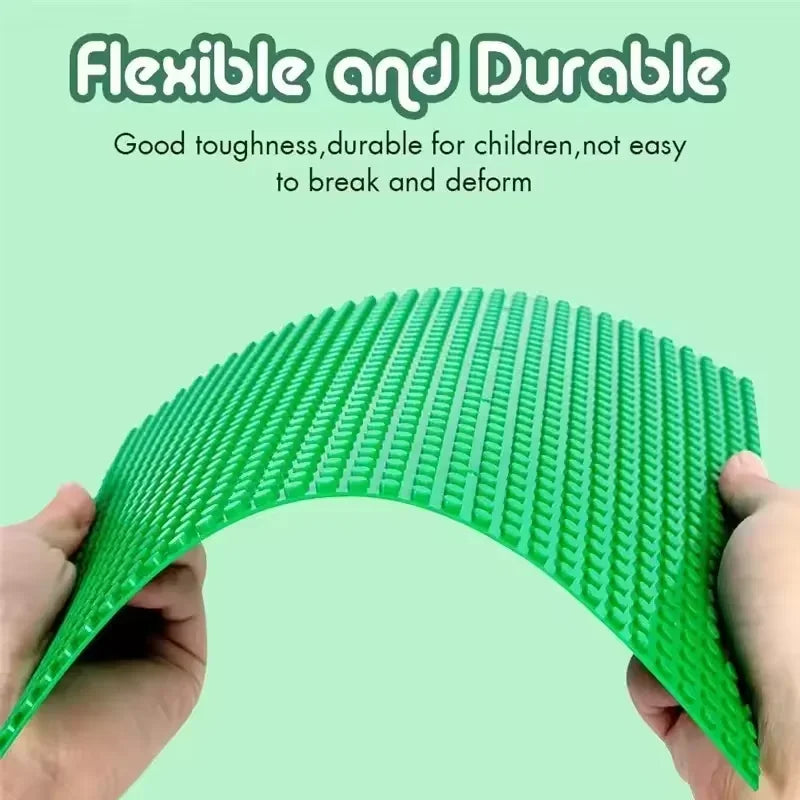 Classic Building Block Baseplate for Creative Construction Toy Sets
