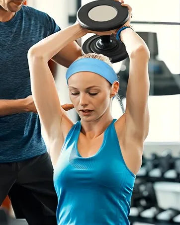 6-Pack Sports Sweatband Headbands – Solid Color & Leopard Print