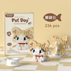 Mini Pet Animal Building Blocks – 18 Styles DIY Toy Set