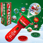 Kids Projector Flashlight Toy  Cognitive Lighting Cartoon Xmas Pattern Fun Projector Children Boy Girl Gift