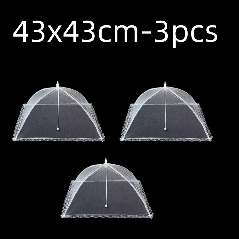 Foldable Pop-Up Food Mesh Cover – Reusable Fly & Insect Protection Food Tent