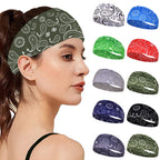 Quick Dry Sports Headband for Running, Fitness & Gym