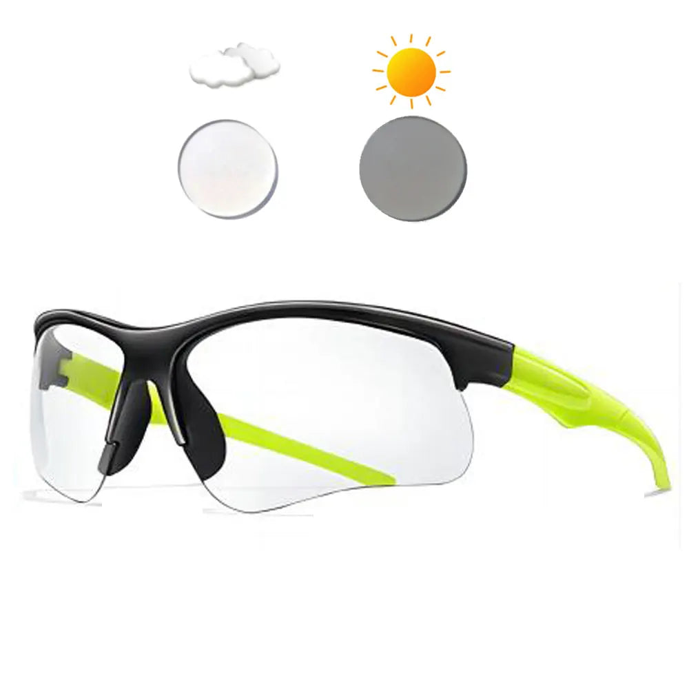 Photochromic UV400 Cycling Sunglasses for MTB, Running & Outdoor Sports