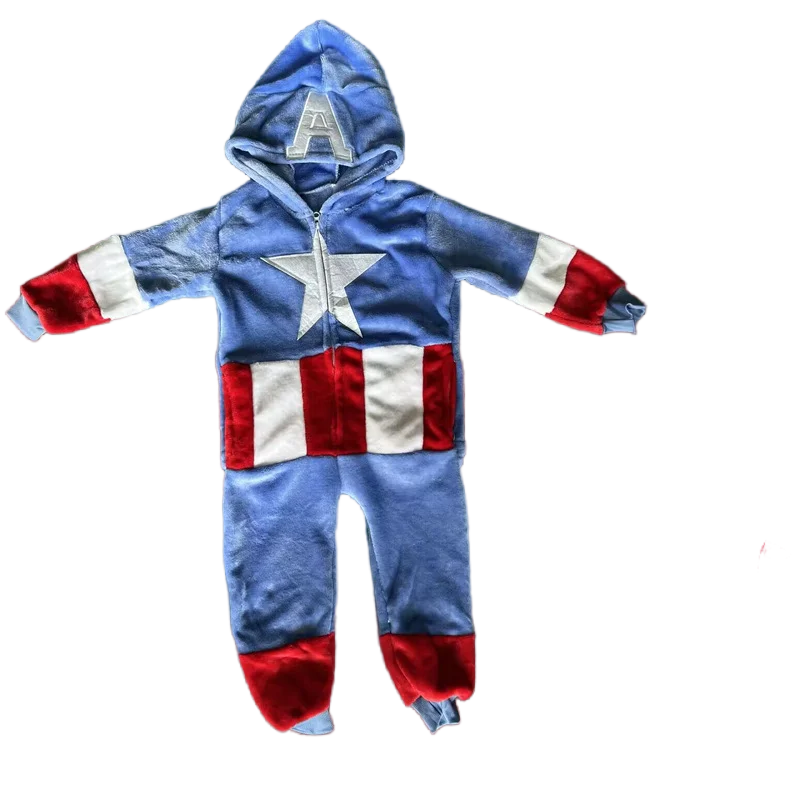 Cartoon Kigurumi For Children Kids' Animal Onesie Pyjamas Dog Wolf Dragon Dinosaur Halloween Carnival One-piece Costume Homewear