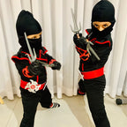 Boys Ninja Deluxe Costume with Kung Fu Toy Accessories
