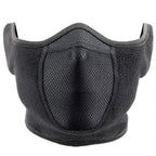 Outdoor face mask, cycling antifreeze head cover, winter skiing face protection, warm ear mask, fleece windproof face mask