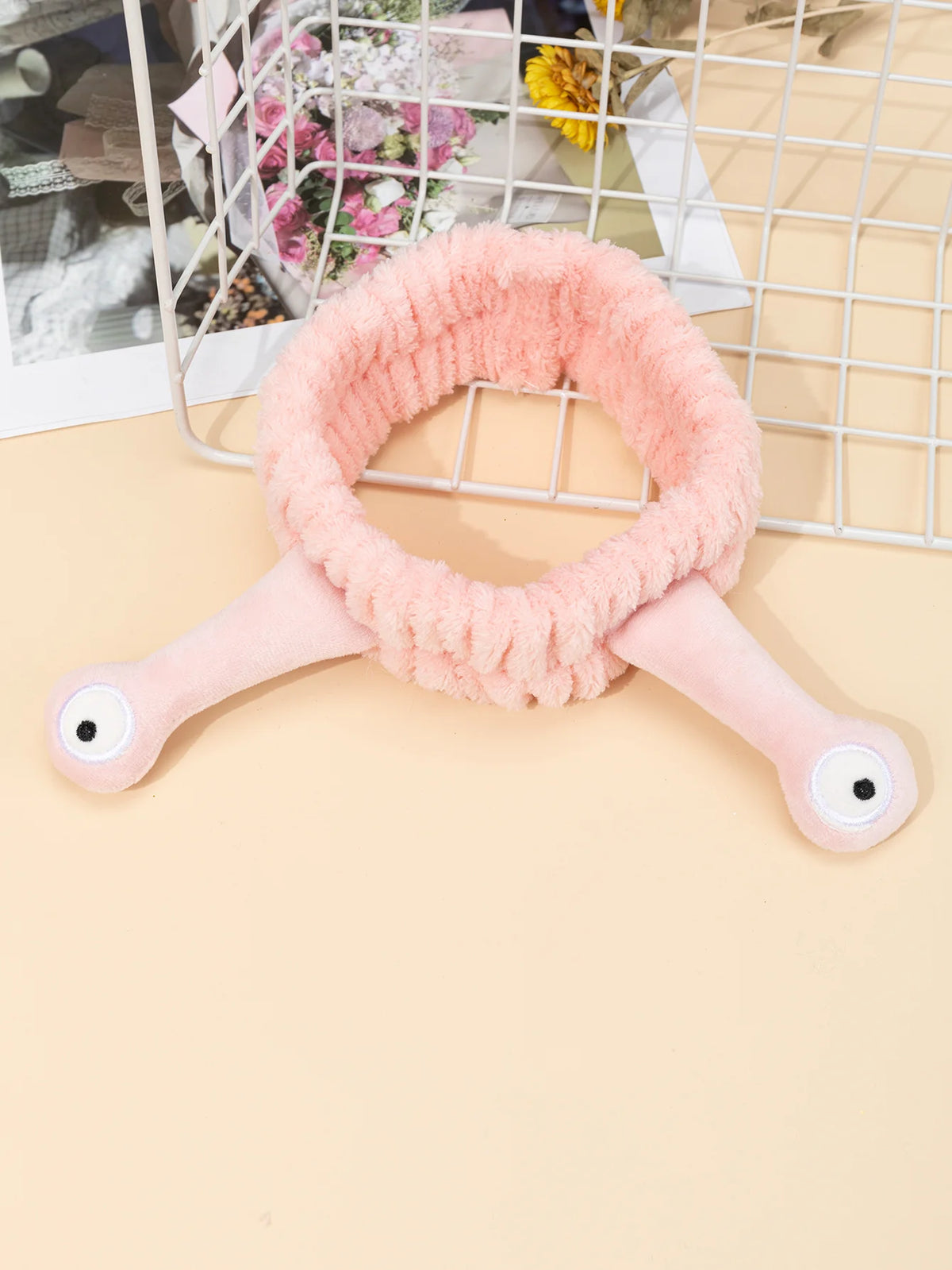 Cute Animal Ears Coral Fleece Spa Headband