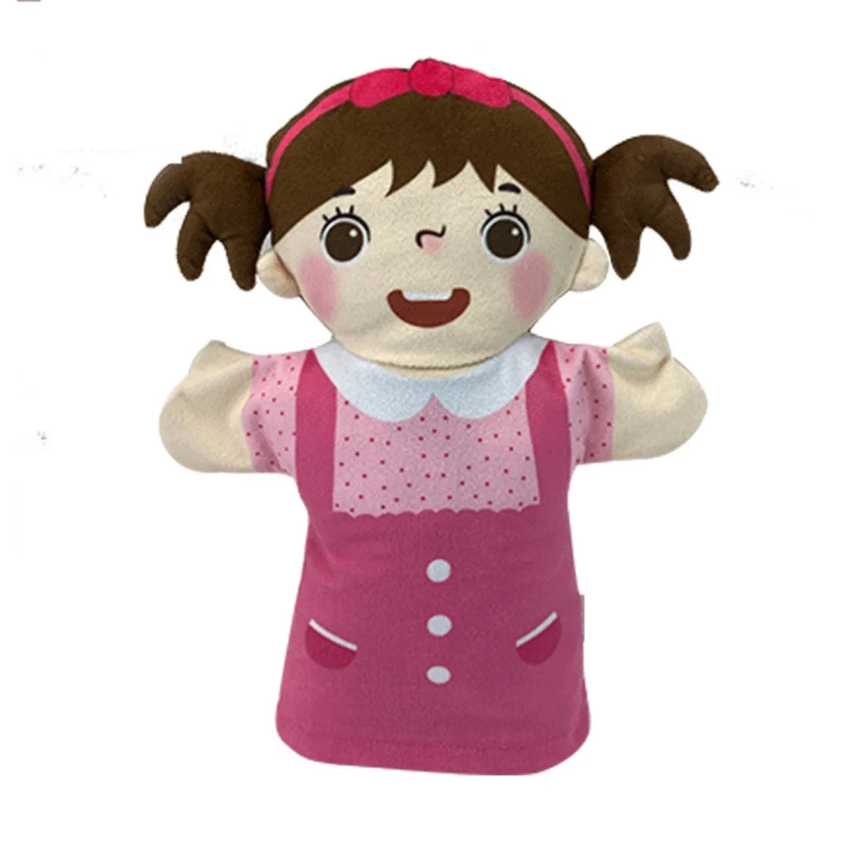 Family Hand Puppet Dolls – Plush Educational Role Play Toy
