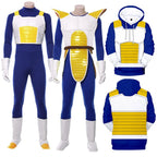 Adult Z Anime Fantasy Vegeta Cosplay Jumpsuit Hooded Hoodie Costume Men Uniform Outfits Halloween Carnival Party Suit