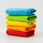 3/10pcs Microfiber Cleaning Cloth, Dishwashing Cloth Household Rag Kitchen Bathroom Cleaning Towel Durable Absorbent Towel