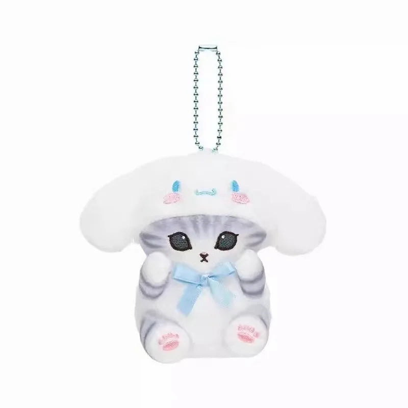 Kawaii Mofusand Sanrio Plush Keychain Anime Bag Charm