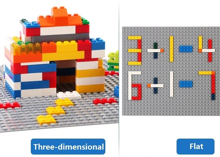 Classic Building Block Baseplate for Creative Construction Toy Sets