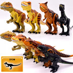 Jurassic Raptor Building Blocks Mini Dinosaur Construction Toy Set