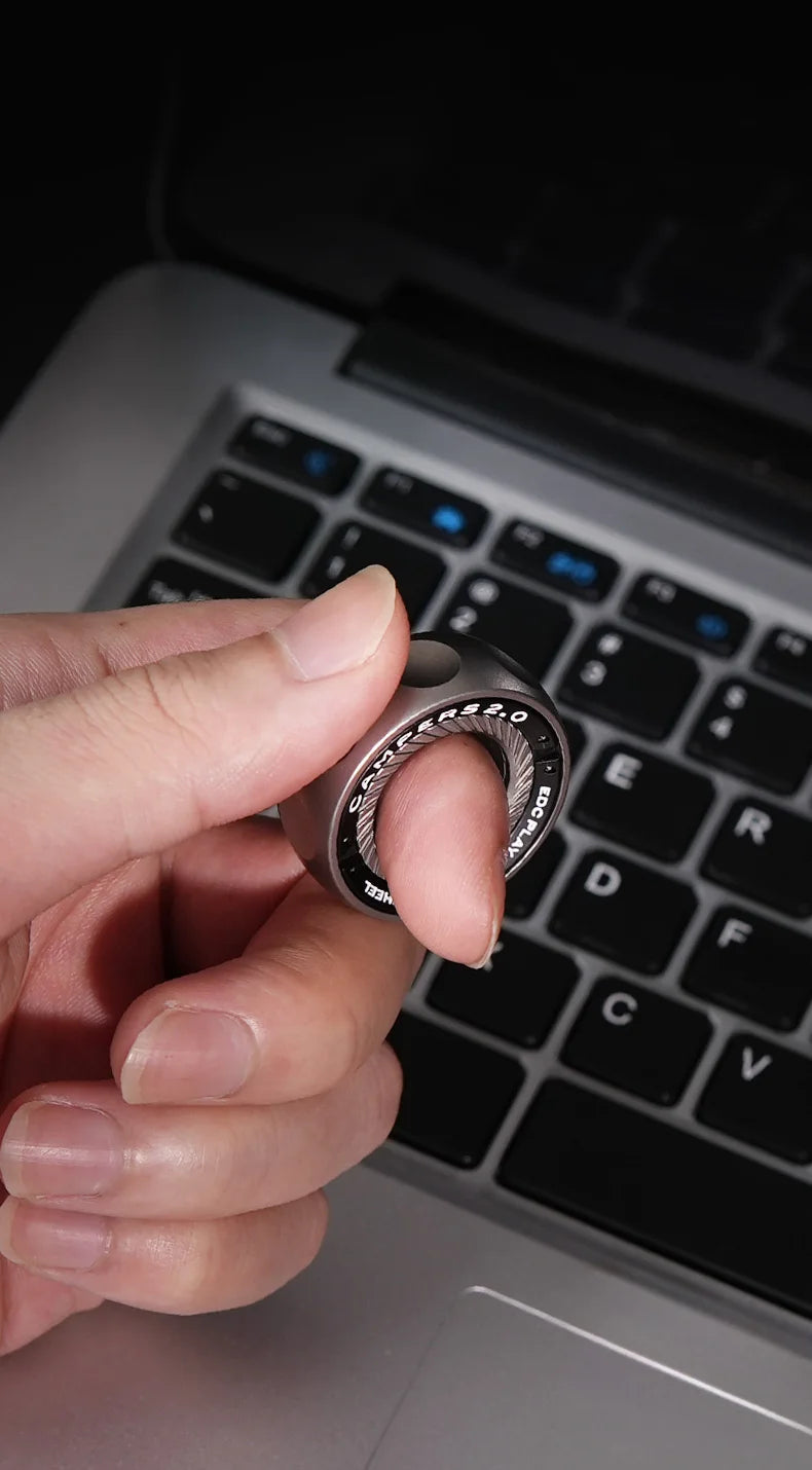 Magnetic Fidget Spinner Ring Stress Relief Toy for Adults & Teens