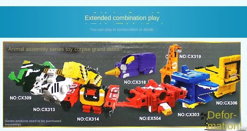Math Cube Transformation Robot Toy
