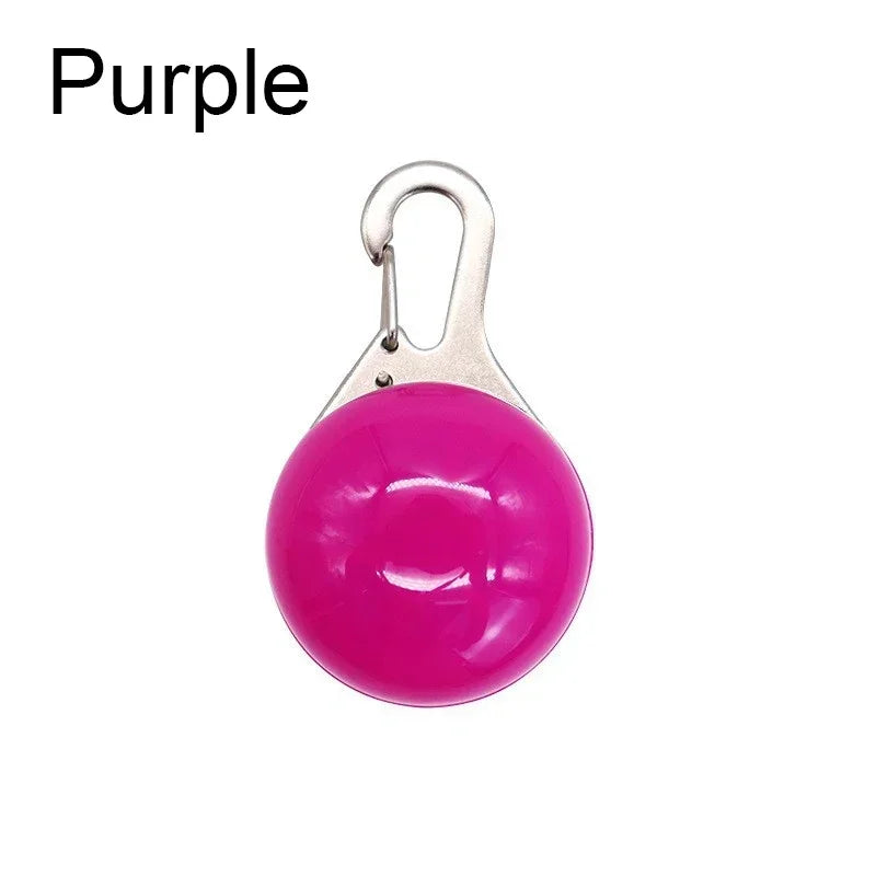 LED Glowing Pendant Flashlight Dog Cat Collar Pet Leads Glow Accessories Bright Necklace Luminous Collar Night Safety Decor
