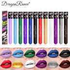 Waterproof and Easy To Color Halloween Makeup Sexy Red Vampire Liquid Lipstick Matte White Black Lip Gloss Facial Body Painting