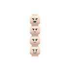 MOC City Halloween Expression Accessories Building Blocks Face Injured Head Terror Scene Ghost Skeleton Bricks Friends Toys Gift