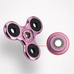 Aluminum Alloy Fidget Spinner Stress Relief Toy – Silent Desk Gadget