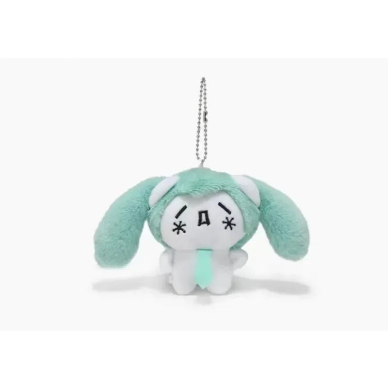 Hatsune Miku Plush Keychain Kawaii Anime Bag Charm