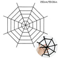 150/250cm Black White Spider Web Giant Stretchy Cobweb For Home Bar Garden Haunted House Horror Props Halloween Party Decoration