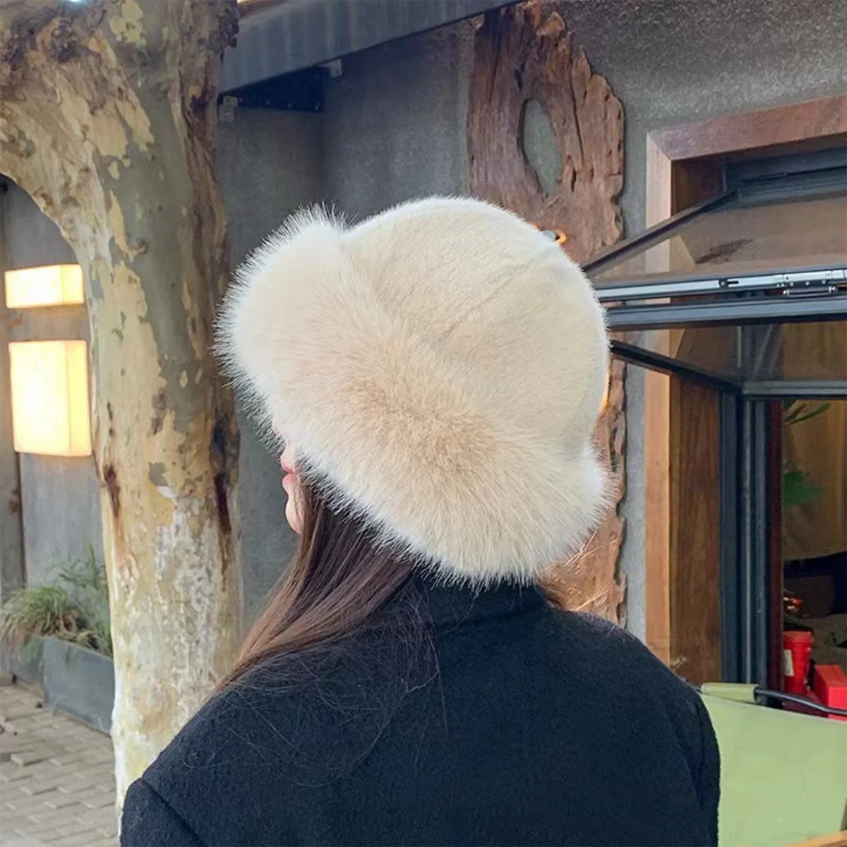 Plush Warm Mongolian Fur Winter Hat with Ear Protection