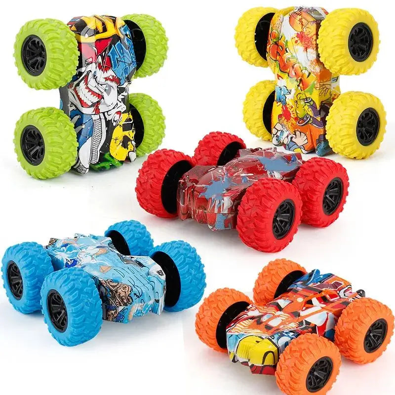 Double-Sided Inertia Off-Road Stunt Toy Car for Kids