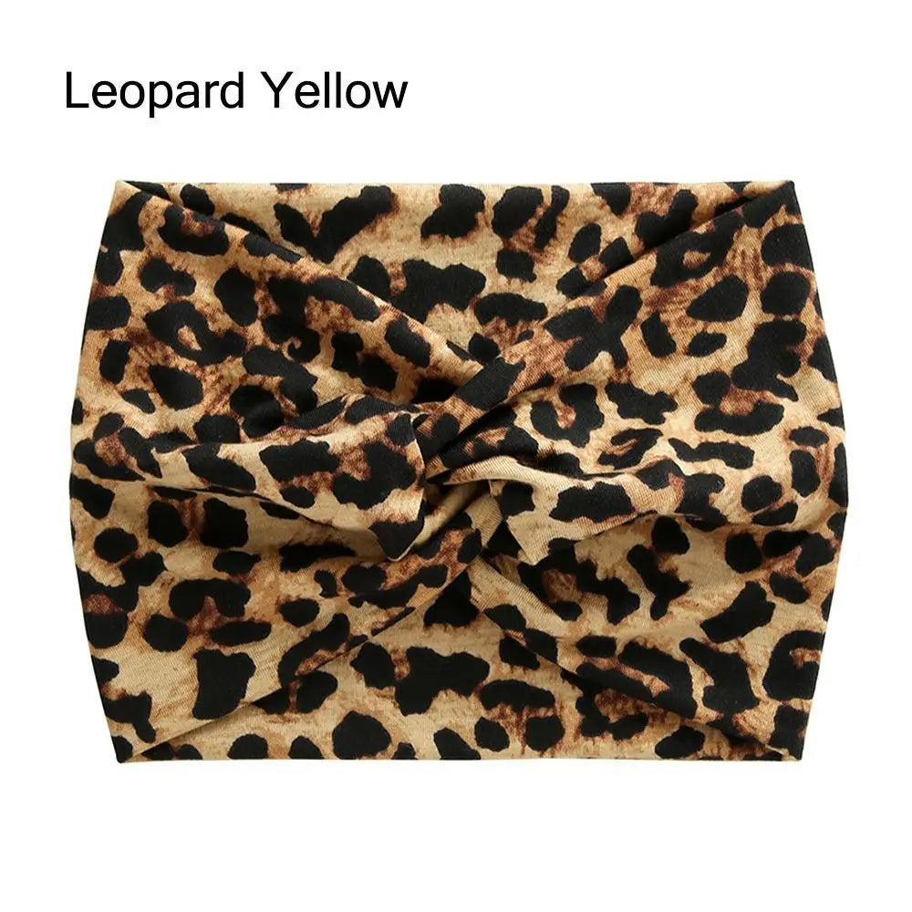 Twisted Extra Wide Turban Workout Headband for Women