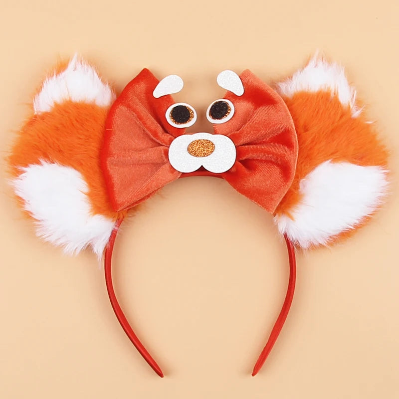 Sequin Mouse Ears Bow Headband for Women & Girls