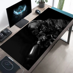 Large Mouse Pad Tactical Soldier Design Non-Slip XXL Desk Pad Gaming Accessories Stitched Edges for Home and Game for FPS Gamer