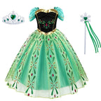 Girls Princess Costume Dress – Disney Inspired Cinderella, Snow White & Rapunzel