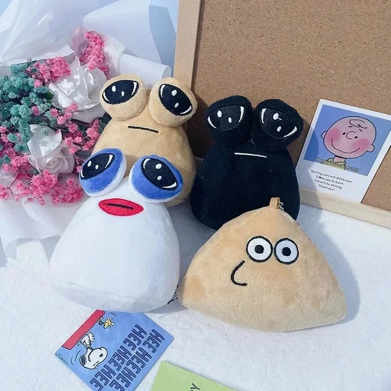 My Pet Alien Pou Plush Keychain 10cm Cute Cartoon Bag Charm