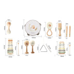 Montessori Wooden Musical Instrument Toy Set