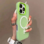 Luxury Candy 2 IN 1 For Magsafe Case for iPhone 18 17 16 15 14 Plus 13 11 12 Pro Max Air Magnetic Wireless Charge Bumper Cover