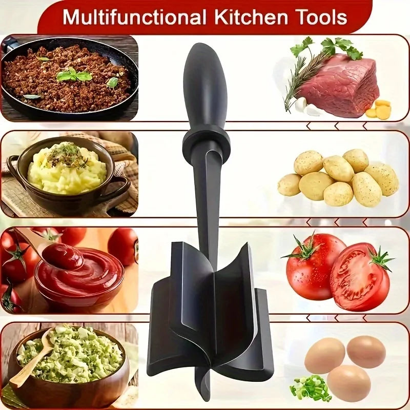 Handheld Meat Chopper Mixer for Ground Meat and Quick Meal Prep