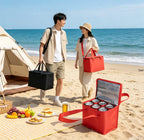 Portable Lunch Cooler Bag Folding Insulation Picnic Ice Pack Food Thermal Bag Drink Carrier Insulated Bags Beer Delivery Bag
