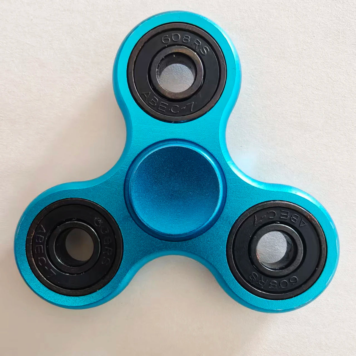 Aluminum Alloy Fidget Spinner Stress Relief Toy – Silent Desk Gadget