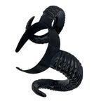 Black Demon Horn Headdress Cosplay Headwear Gothic Animal Sheep Devil Horns Headband Halloween Carnival Party Costume Props