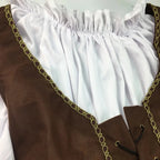 Pirate Pirates of the Caribbean Cosplay Captain Jack Sparrow Costume Men Women Female Male Female Carnival Halloween Sexy Set
