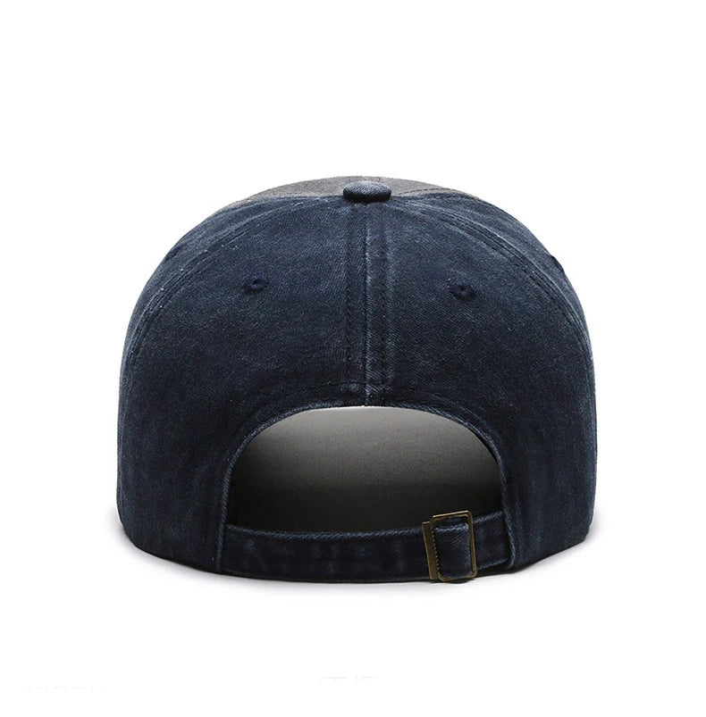 Washed Embroidered Baseball Cap with Curved Brim for Everyday Style