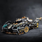 1690PCS Green Racing Car Building Blocks – DIY Model Kit